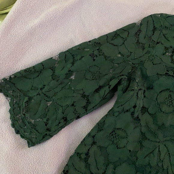 Green Lace Blouse - Picture 5 of 8